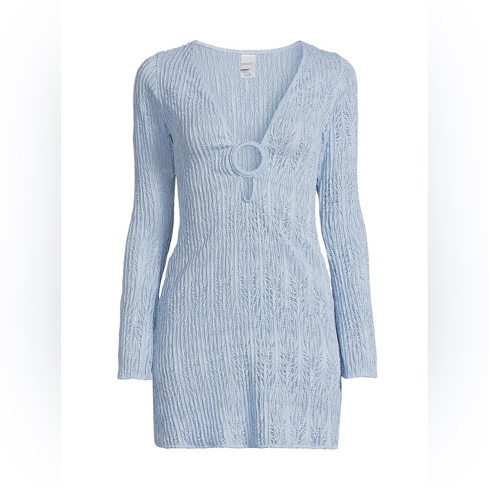 Peixoto Sky Blue Knit Swim Cover-Up